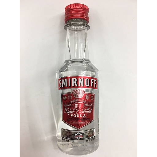 relæ Som regel cricket Smirnoff Vodka 80 P (red) Mini 50ML – Chambers Wine & Liquor