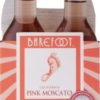 Barefoot 4pk Pink Moscato 187ML - Image 2