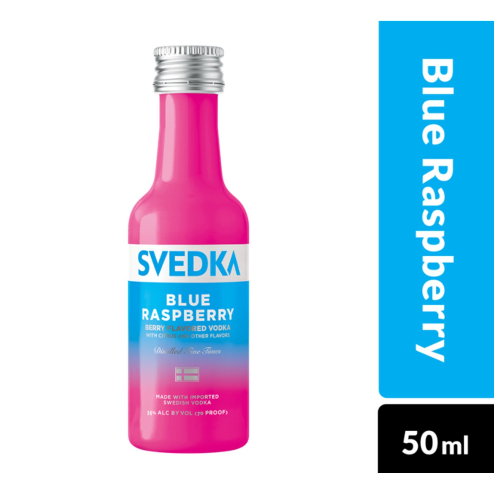 Svedka Blue Raspberry Vodka Mini 50ML Chambers Wine & Liquor