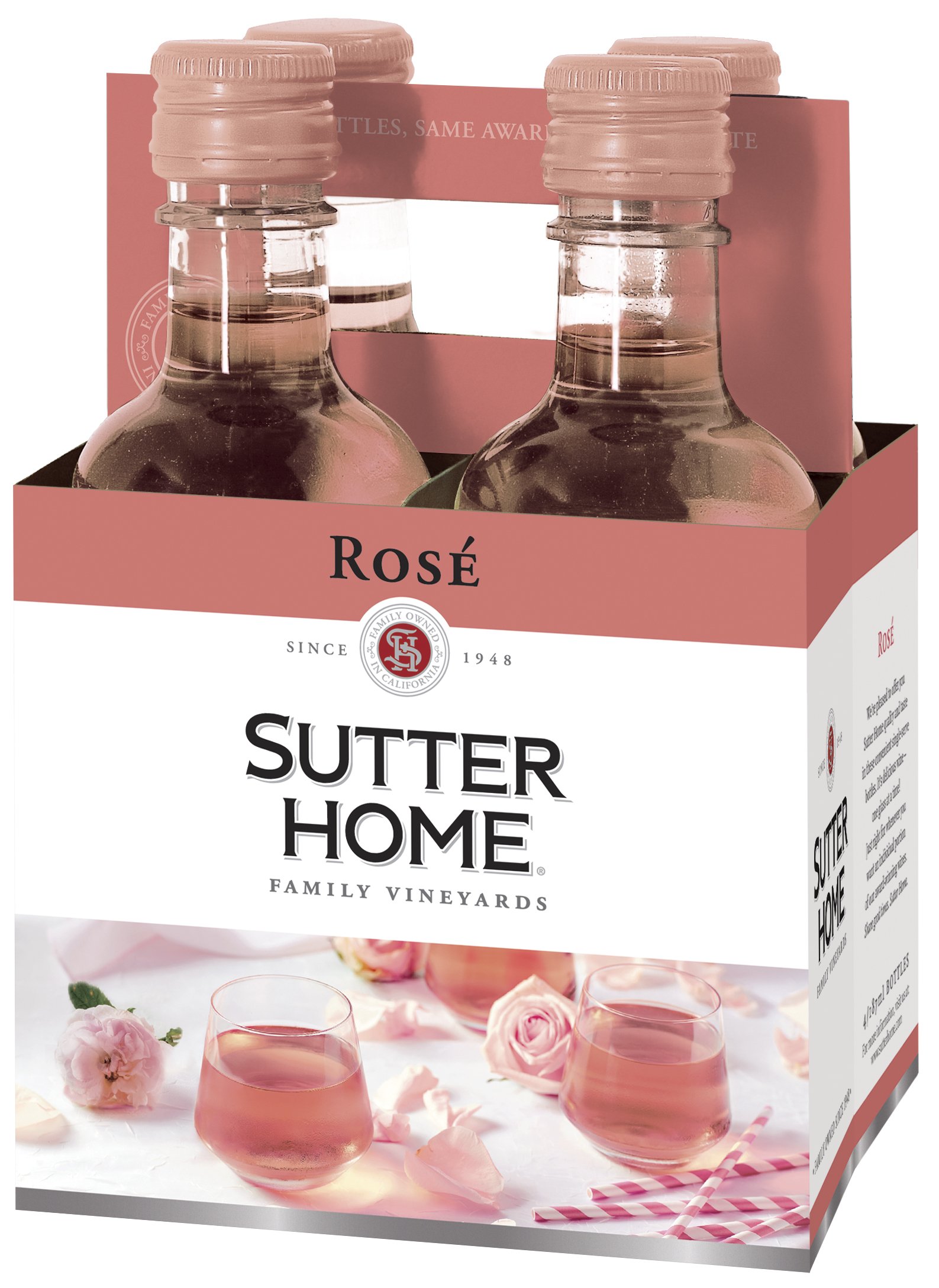 Sutter Home 4pk Rose 187ML Chambers Wine & Liquor