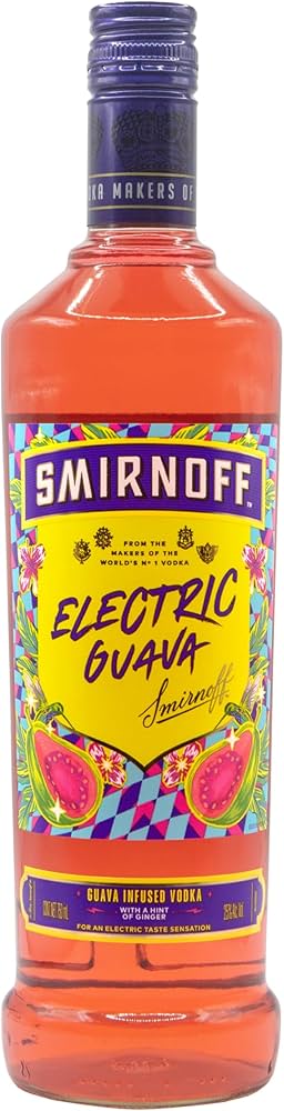 SMIRNOFF ELECTRIC GUAVA VODKA